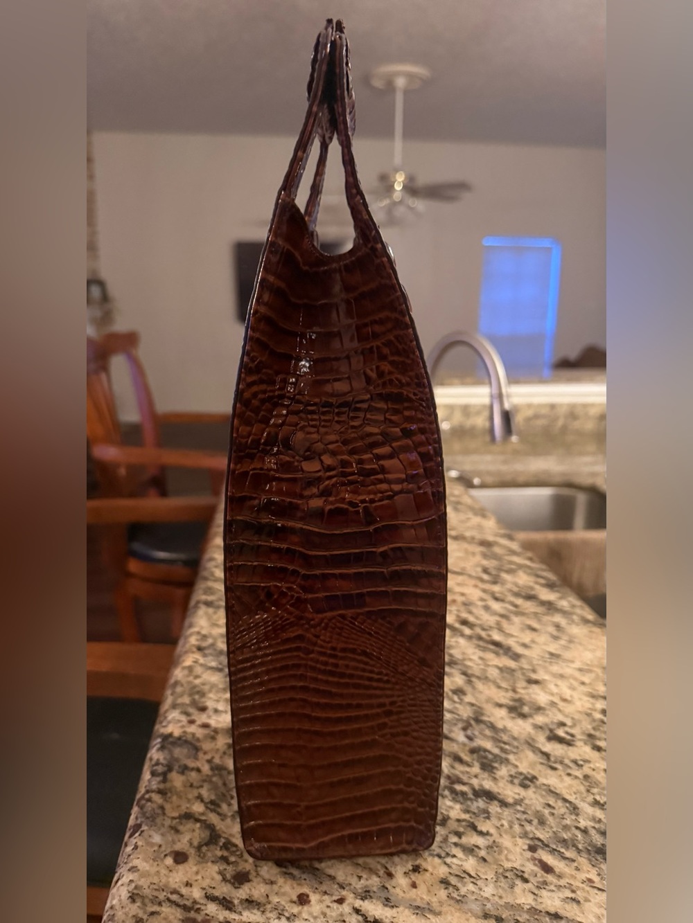 Brahmin Wine Tote Pecan Melbourne - Picture 4 of 5